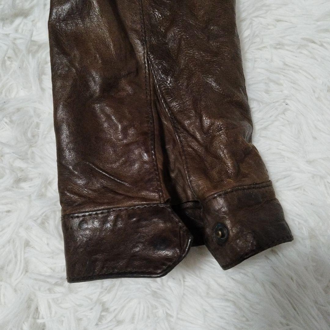 Giorgio Brato レザージャケット　ジョルジオブラット　羊革　46