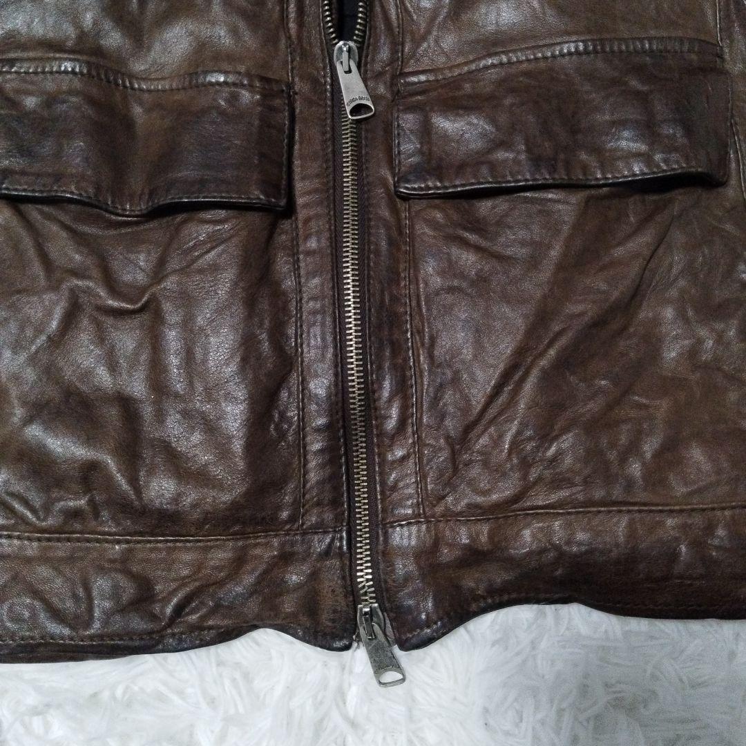 Giorgio Brato レザージャケット　ジョルジオブラット　羊革　46