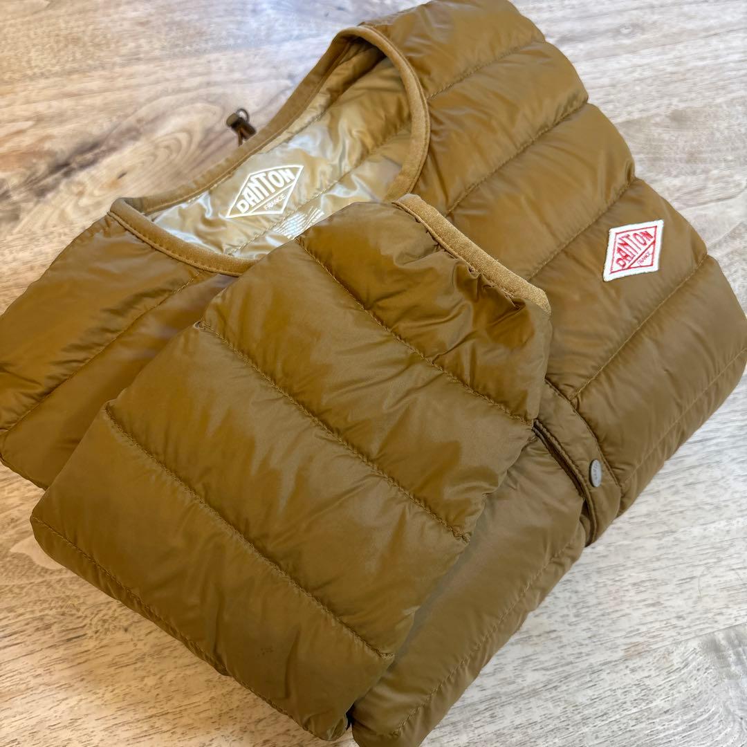DANTON ブラウン ダウンジャケット 36