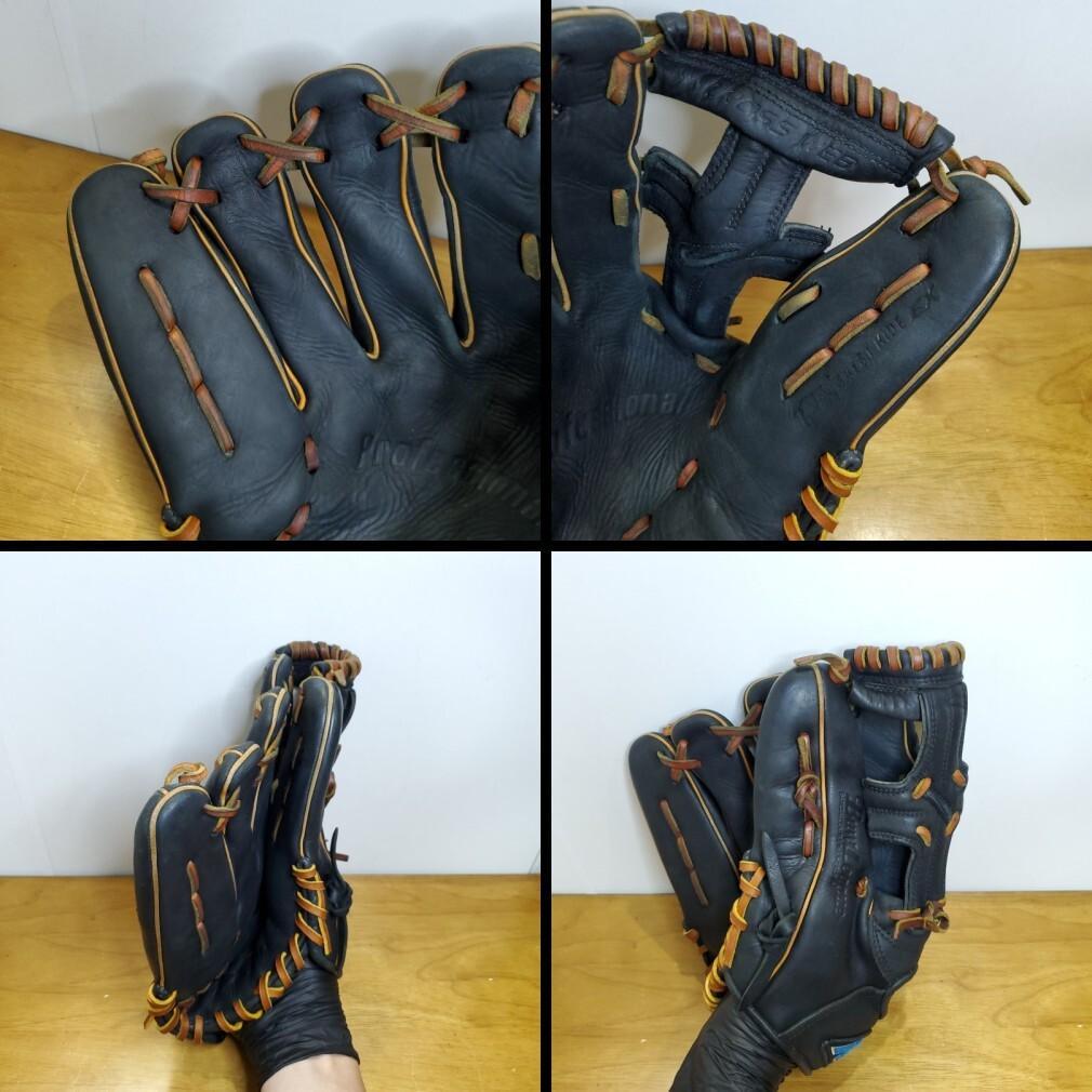 ミズノ 松井秀喜モデル 限定 ゴジラ型ウェブ 左投げ用 外野用 軟式グローブ