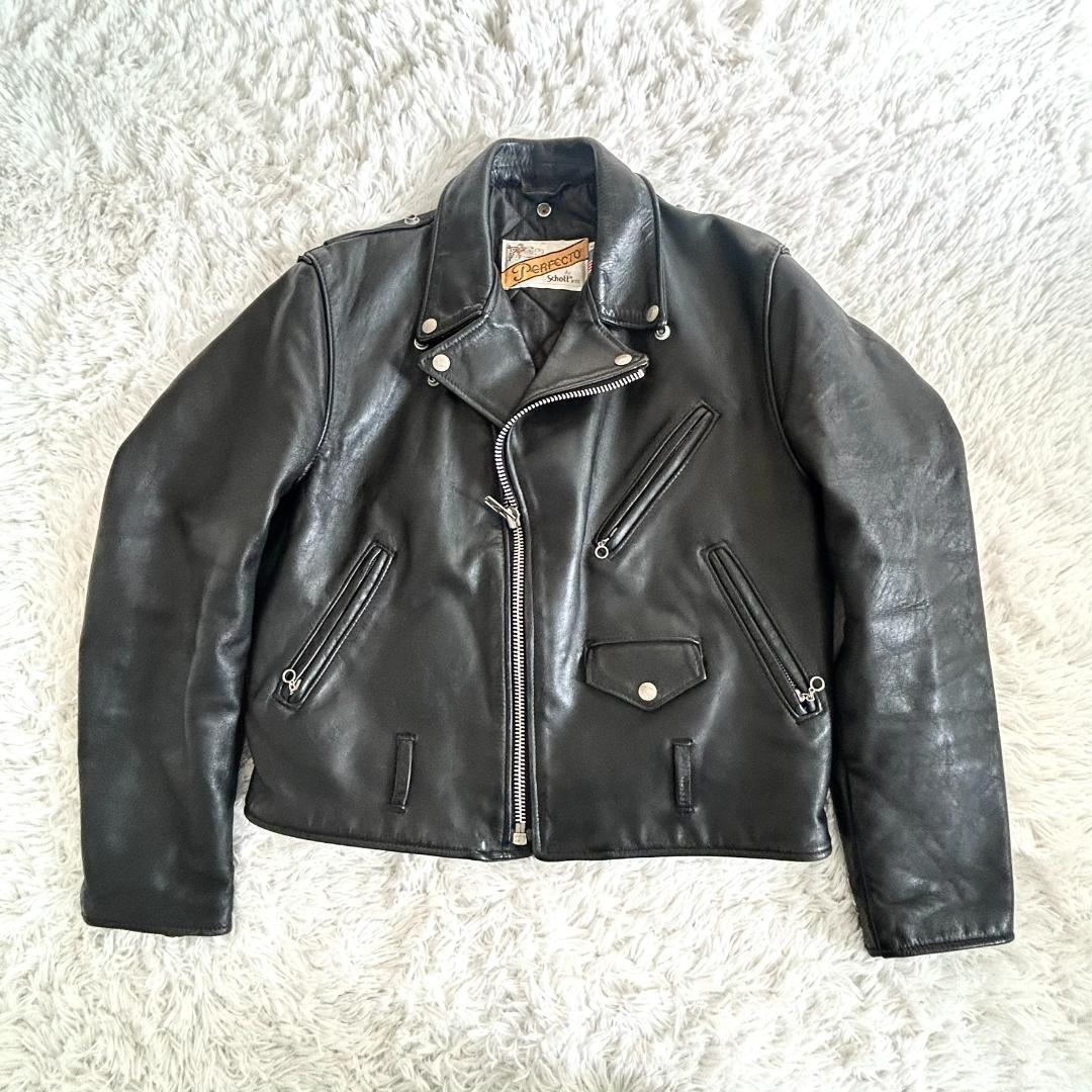 Schott ショット ダブルライダース レザージャケット USA製 42　XL