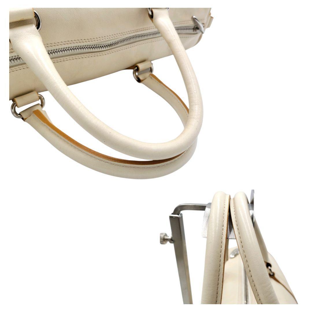 美品　希少　フルラ　2way　ボストンバッグ　オールレザー　斜め掛け　アイボリー