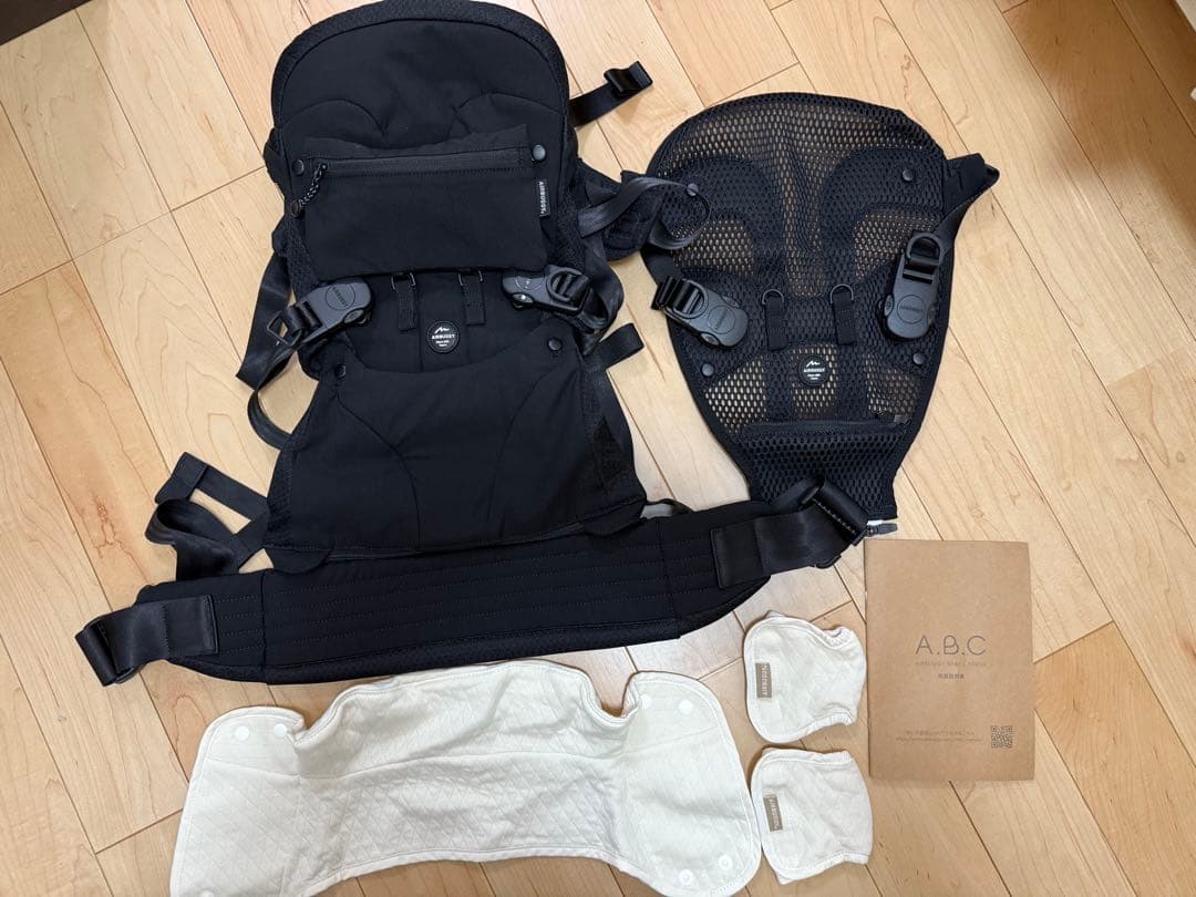 抱っこひも・スリング AIRBUGGY A.B.C BABY CARRIER BASIC PLUS