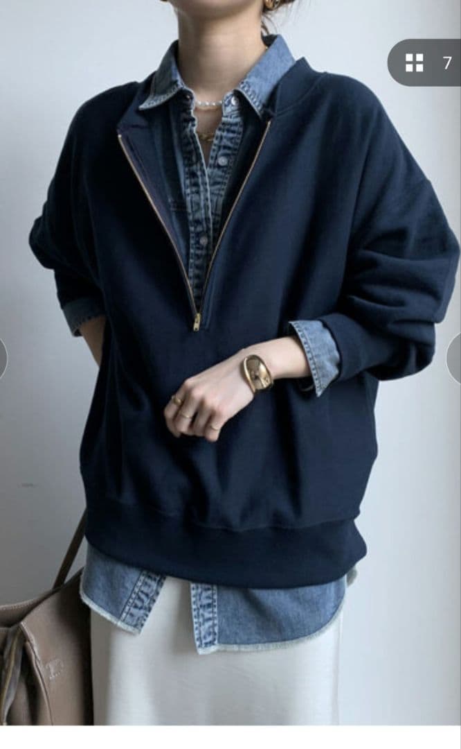 人気完売商品！新品　DOUDOU リヨセルデニムシャツ　2025年購入　ドゥドゥ