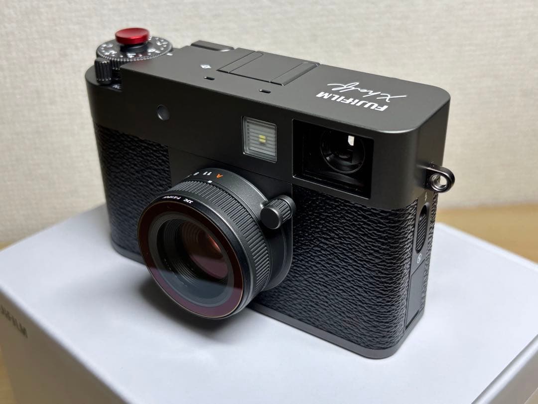 FUJIFILM xhalf x-hf1 チャコールシルバー グリップ付