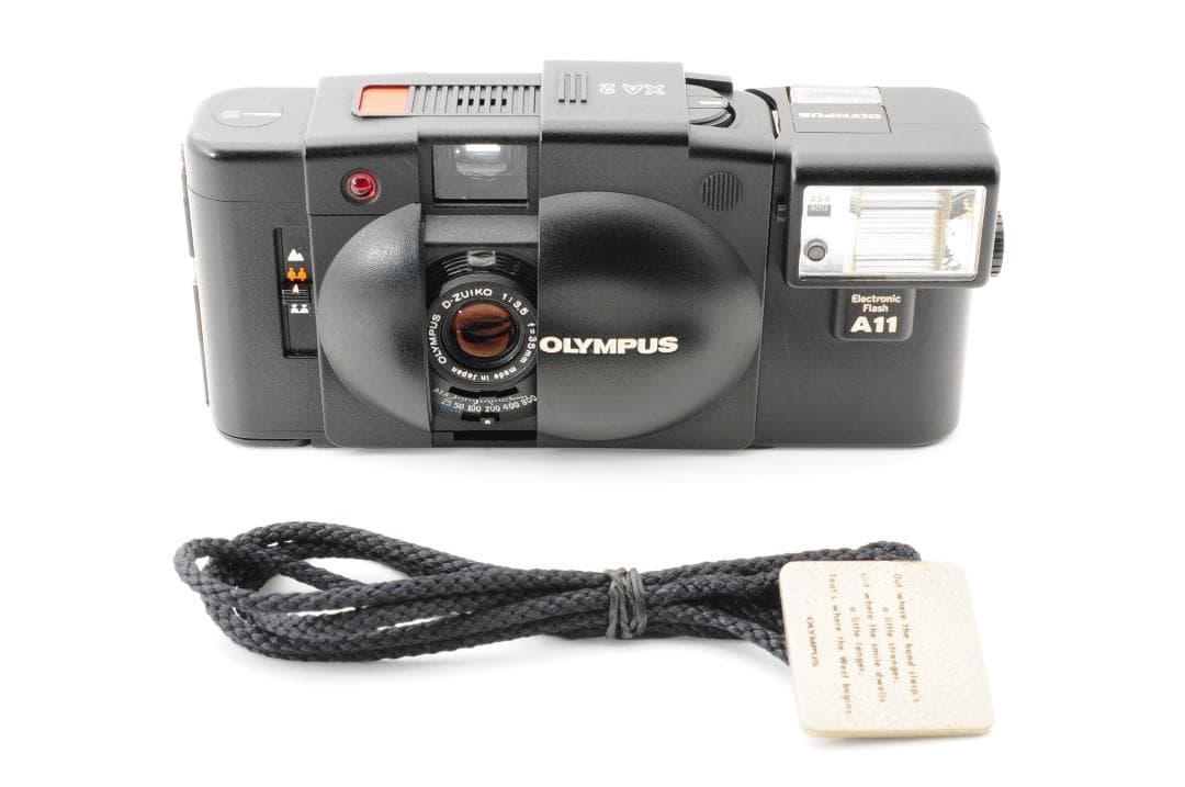 【美品】 オリンパス OLYMPUS XA2 A11 ブラック #302
