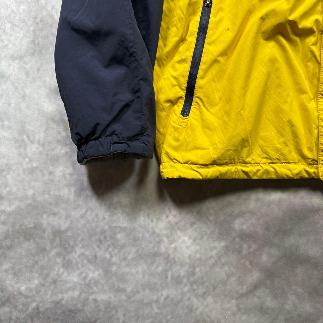 90s古着NAUTICAリバーシブルウォームアップ短丈ドローコード裾T70