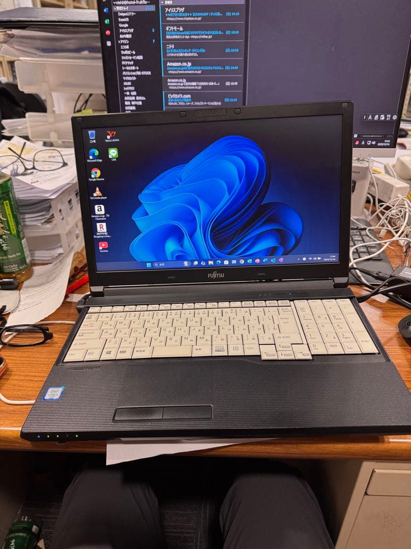 富士通A576 SSD500GB メモリ12G Win11 Office2024