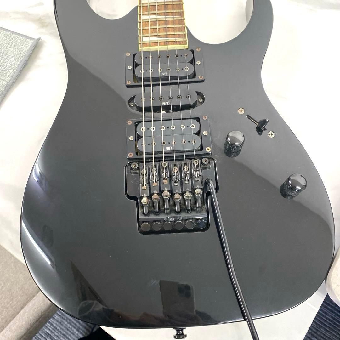 $ Ibanez アイバニーズRG370DX ブラック　エレキギター