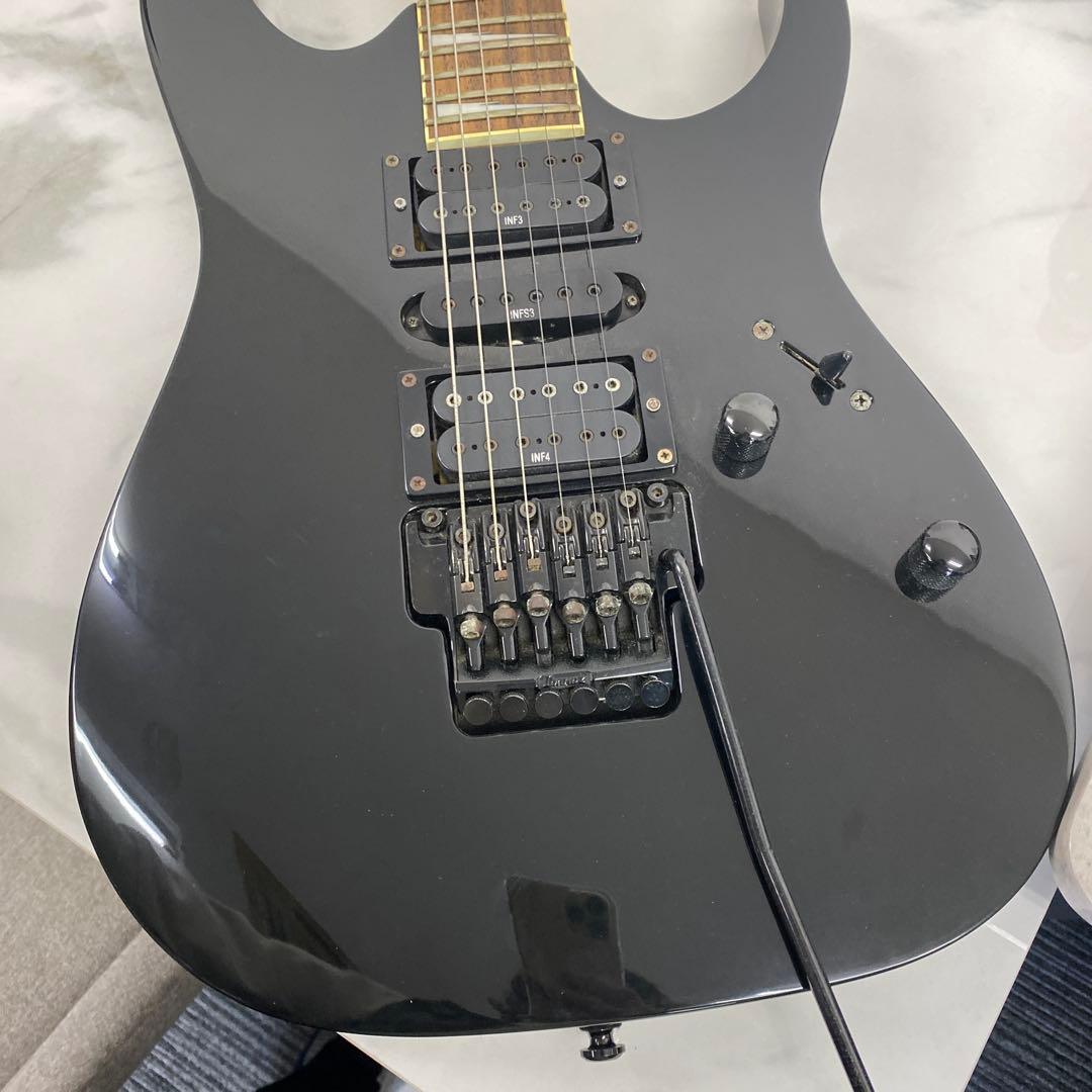 $ Ibanez アイバニーズRG370DX ブラック　エレキギター
