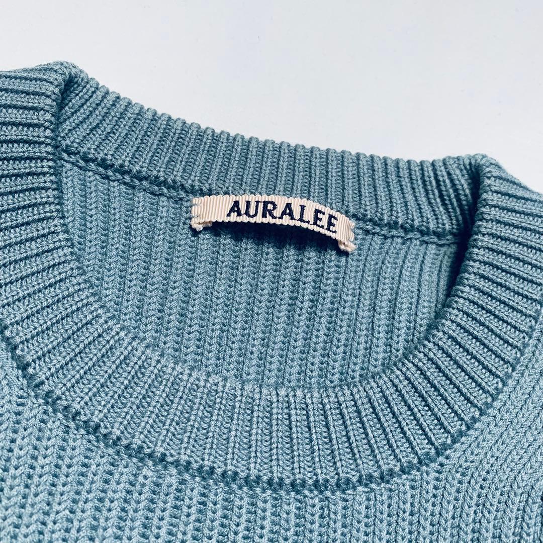トップス AURALEE - SUPER FINE WOOL RIB KNIT size3