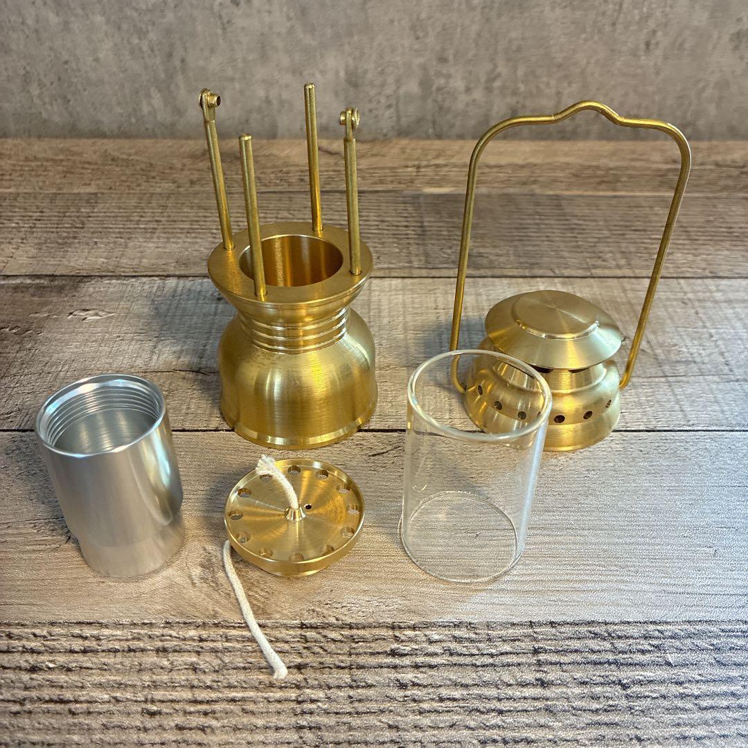 ゴールゼロ　真鍮製　名もなきランタン型　ミニペトロ型　( たまゆら タイプ　)