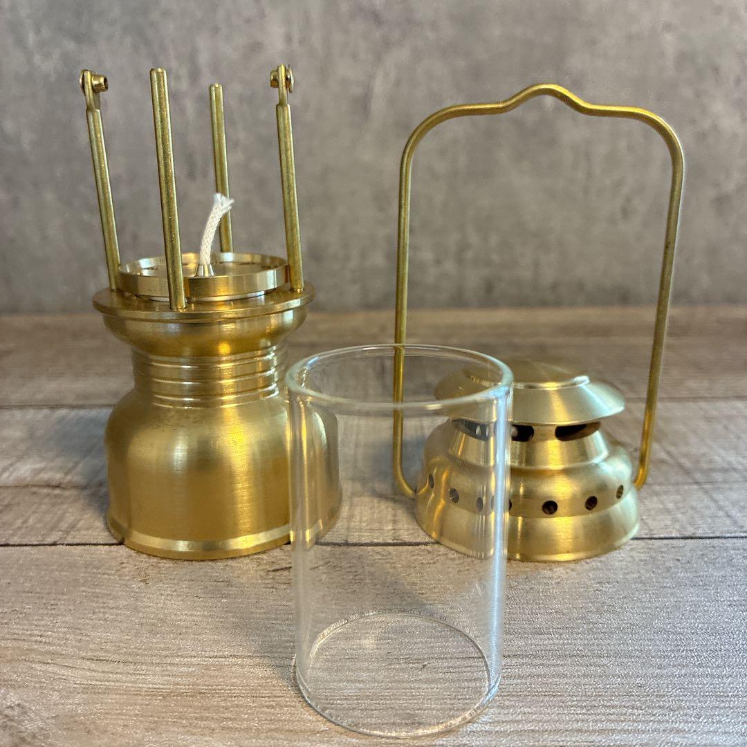 ゴールゼロ　真鍮製　名もなきランタン型　ミニペトロ型　( たまゆら タイプ　)