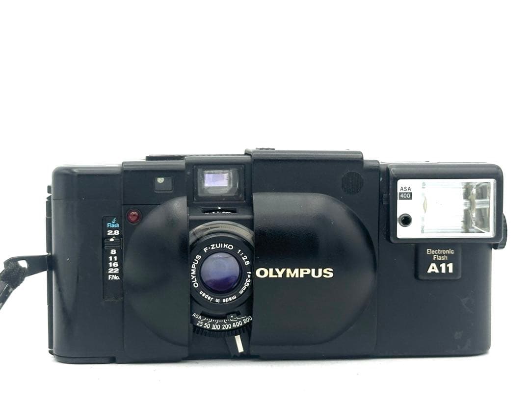 【完動品】OLYMPUS XA + A11 フィルムカメラ 動作確認済み