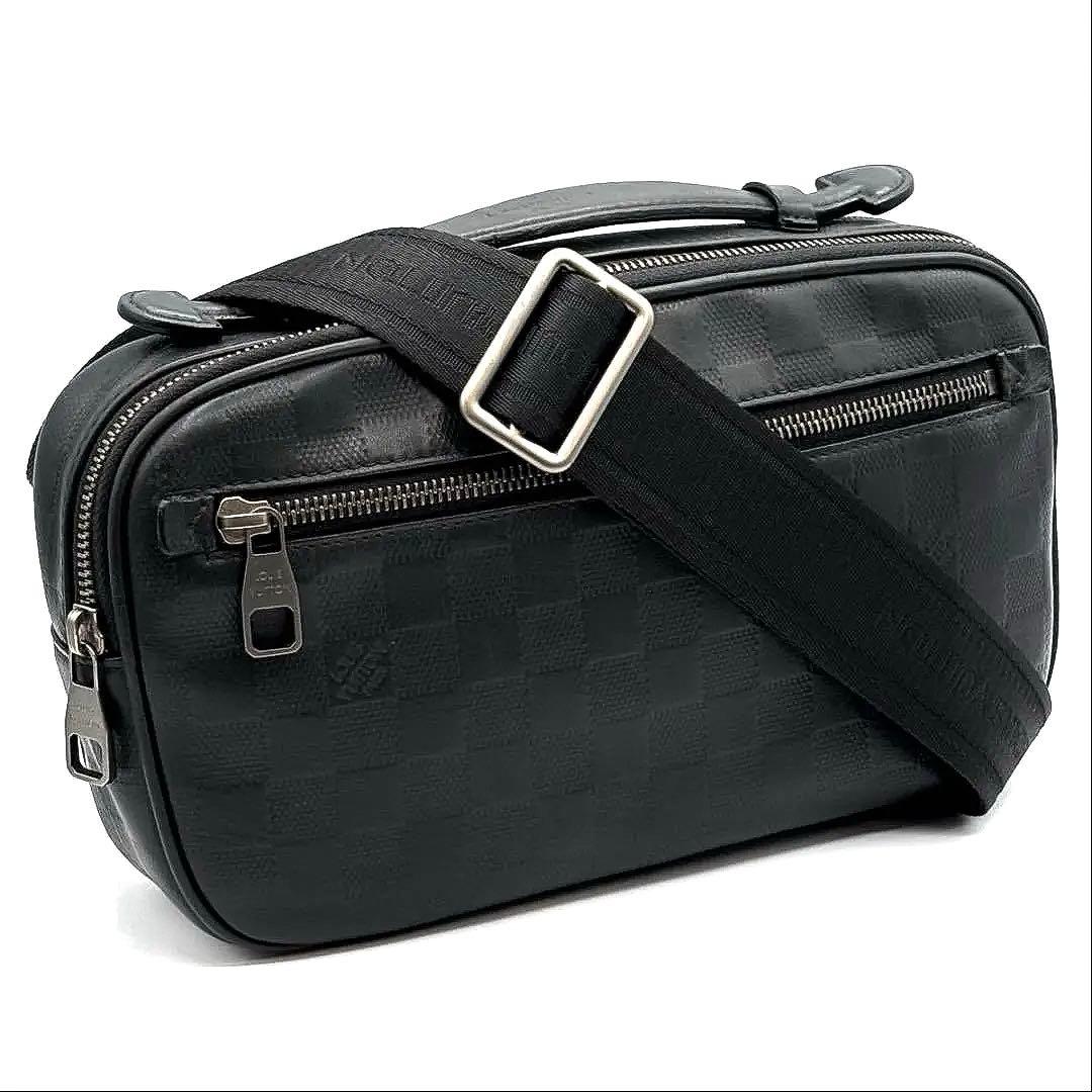 極美品 ルイヴィトン ダミエ アンフィニ アンブレール ボディバッグ 黒