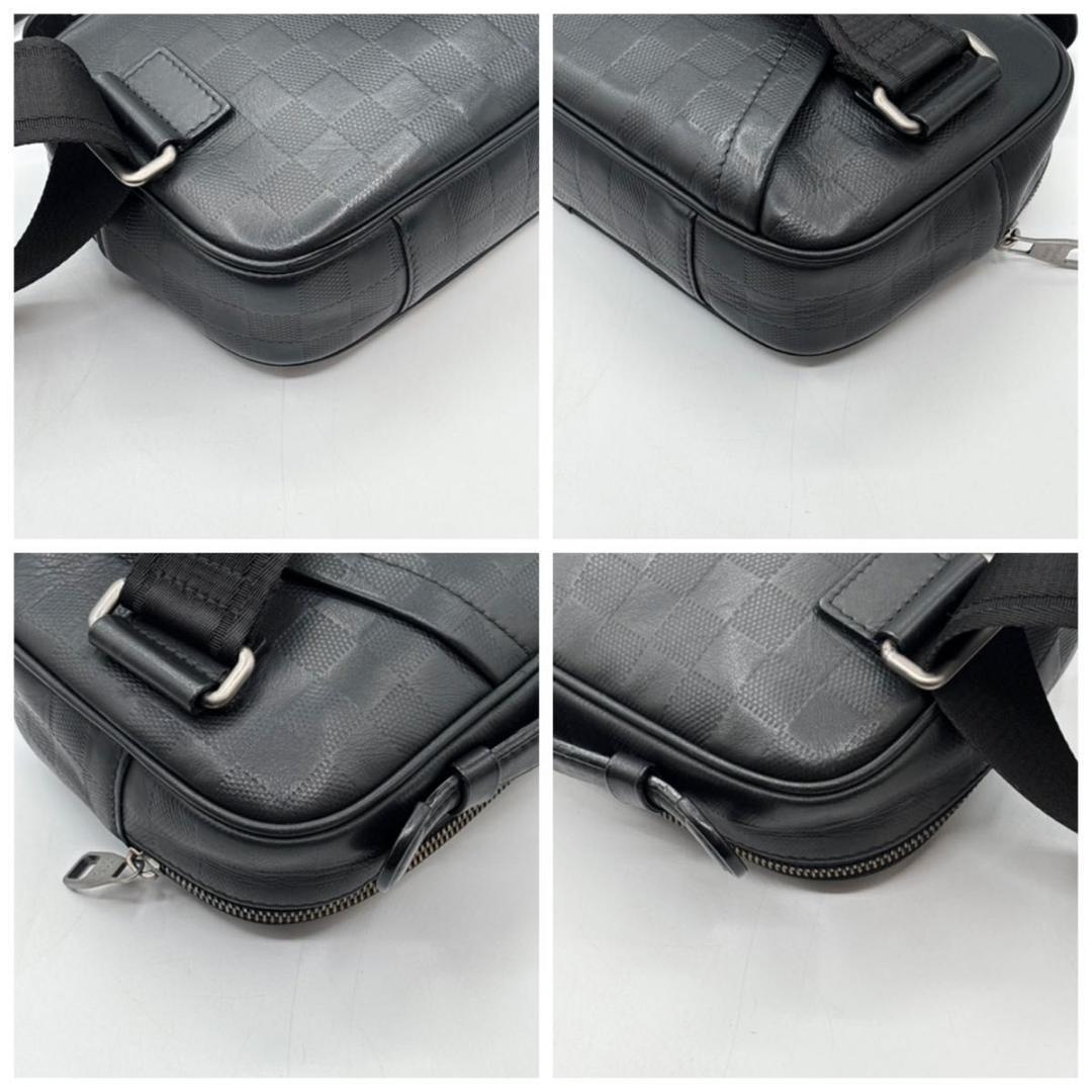 極美品 ルイヴィトン ダミエ アンフィニ アンブレール ボディバッグ 黒