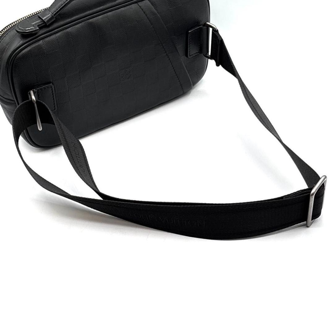 極美品 ルイヴィトン ダミエ アンフィニ アンブレール ボディバッグ 黒