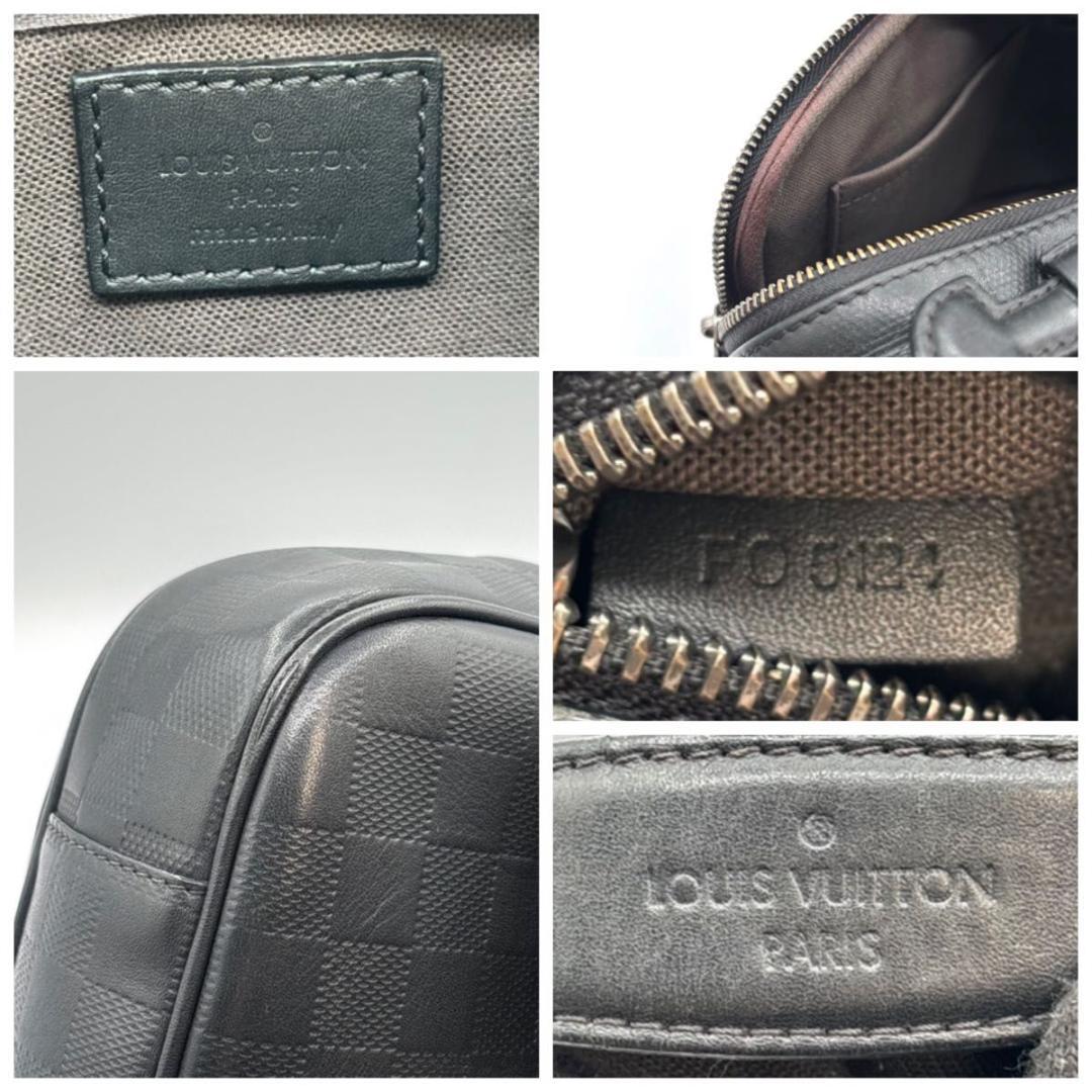 極美品 ルイヴィトン ダミエ アンフィニ アンブレール ボディバッグ 黒