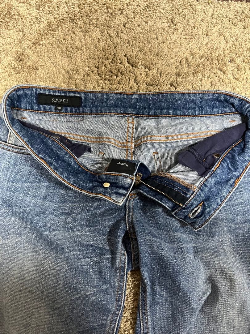 GUCCI シェリーラインデニム　チャーム　イタリア製　40kaorion