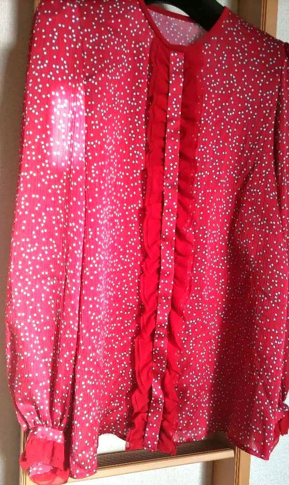 ご購入予定者様ありタグ付新品未使用ANAYI長袖ブラウス３８ 定価31,900円