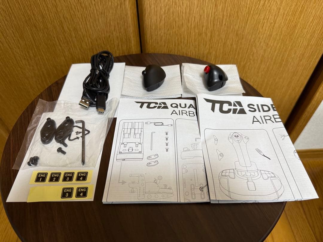 PC用ゲームコントローラー・コンバーター THRUSTMASTER TCA airbus edition