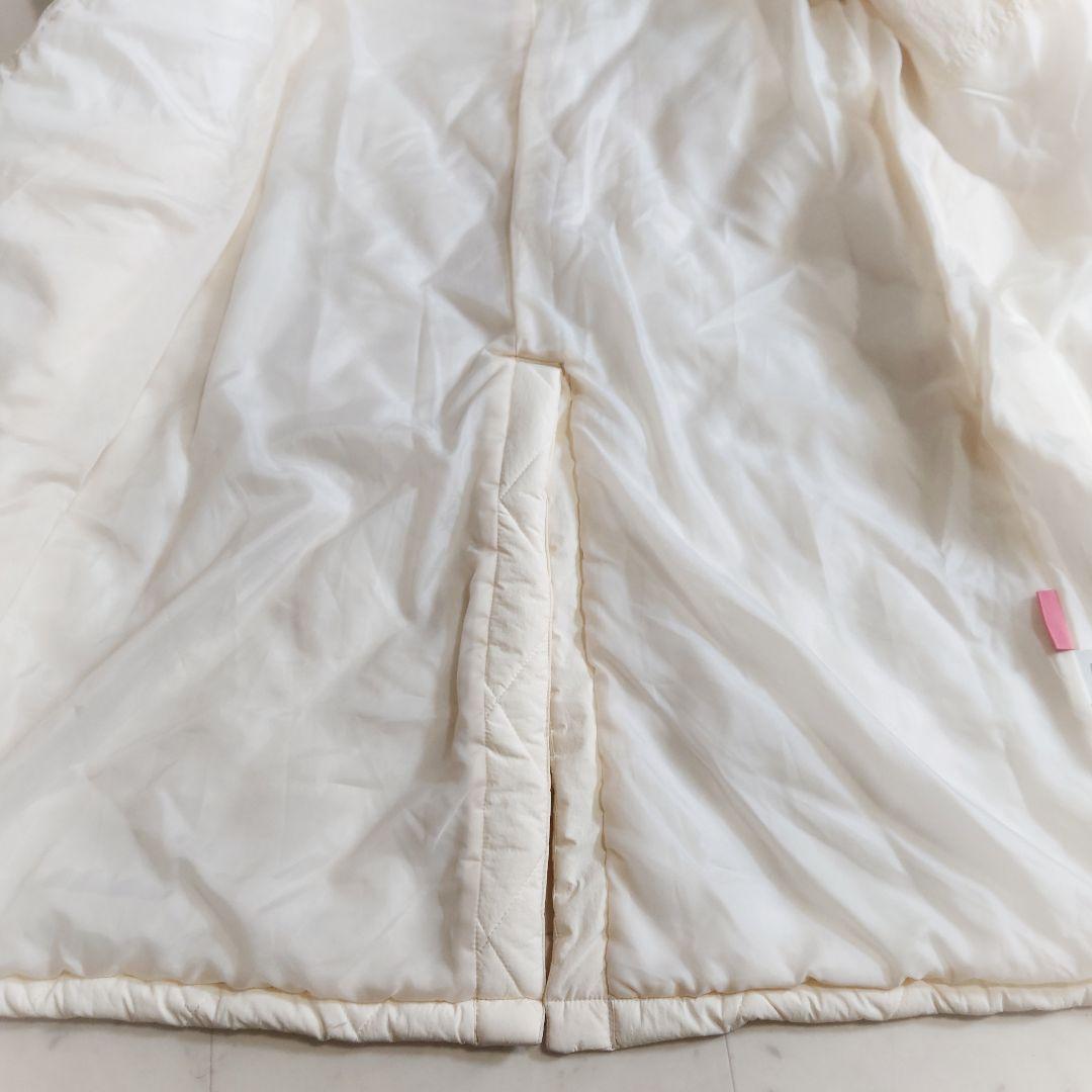 美品♪メゾンスペシャル×ユニバーサルオーバーオール フリーザーコート ホワイト系