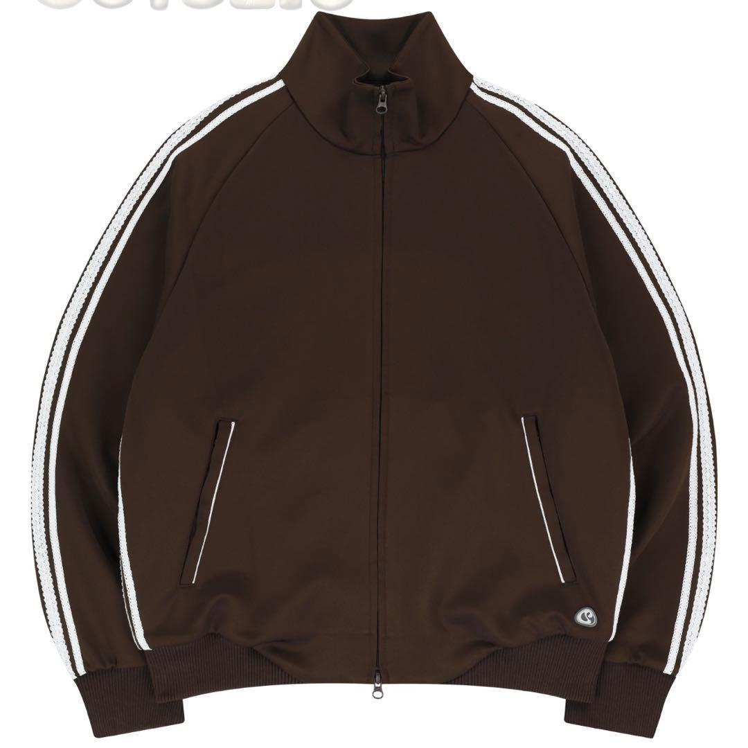ウォーキング・ランニングウェア coyseio LACE TRACK JACKET brown