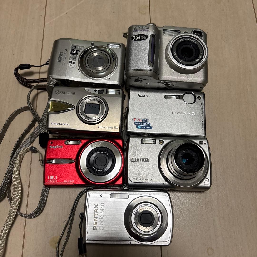 【ジャンク品】コンパクトデジタルカメラ7点セット