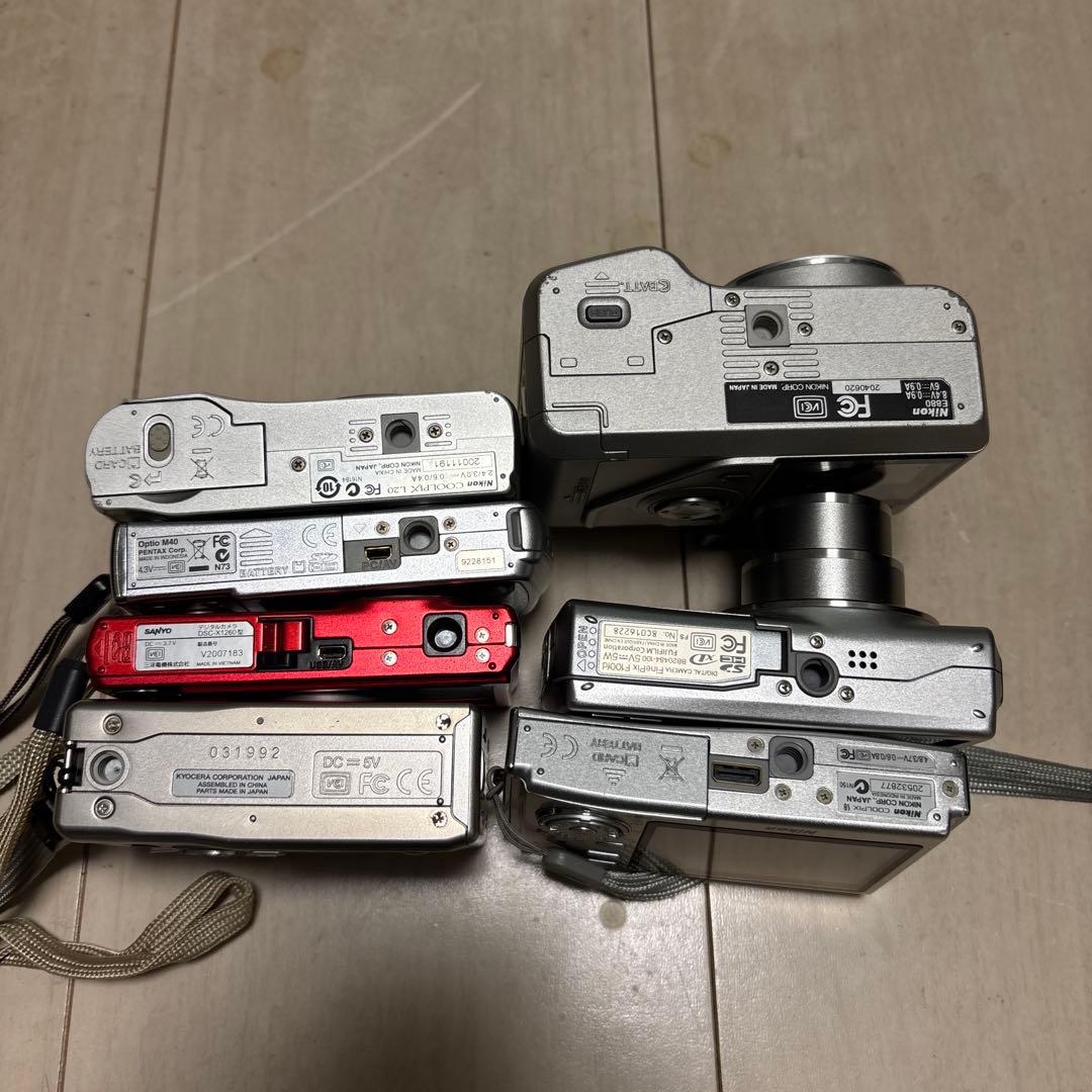 【ジャンク品】コンパクトデジタルカメラ7点セット