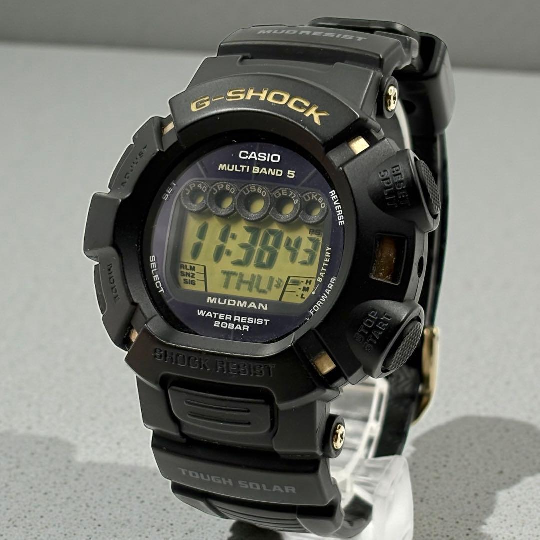 【美品】 G-SHOCK GW-9025A マッドマン タフソーラー 25周年
