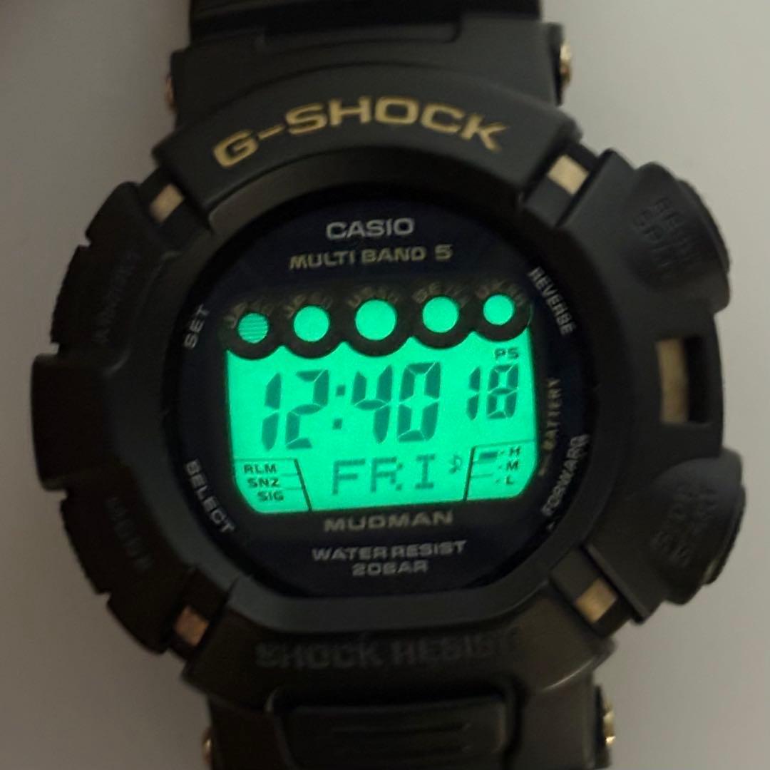 【美品】 G-SHOCK GW-9025A マッドマン タフソーラー 25周年