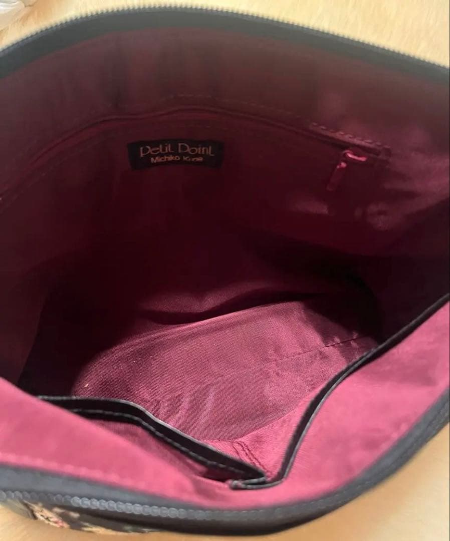 プチポワン Petit Point 久家道子　本革　ショルダーバッグ