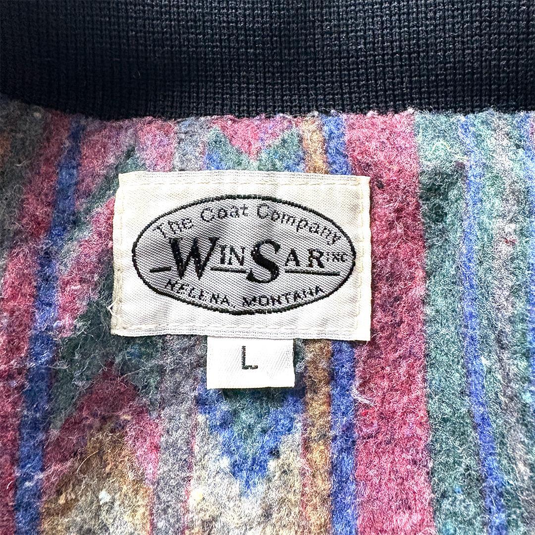 サウスウエストジャケット L ブラック ネイティブ柄 サンタフェジャケット