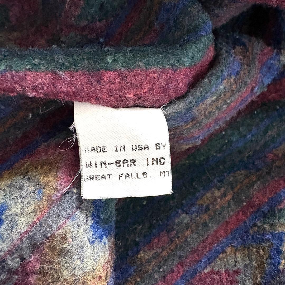 サウスウエストジャケット L ブラック ネイティブ柄 サンタフェジャケット