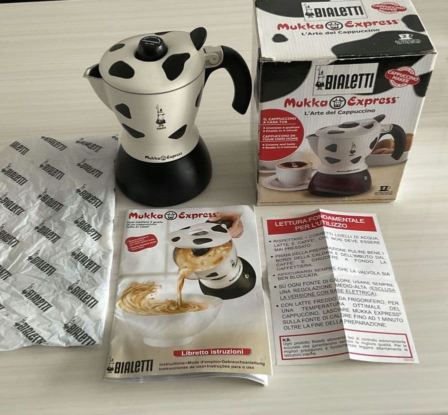 【マミ】Bialetti Mukka Express 牛柄コーヒーメーカー