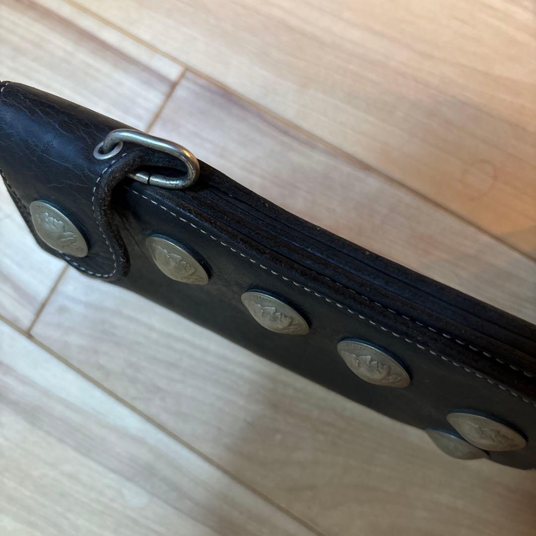 RED MOON OB-02C オールドバイカー 長財布　90s コンチョ