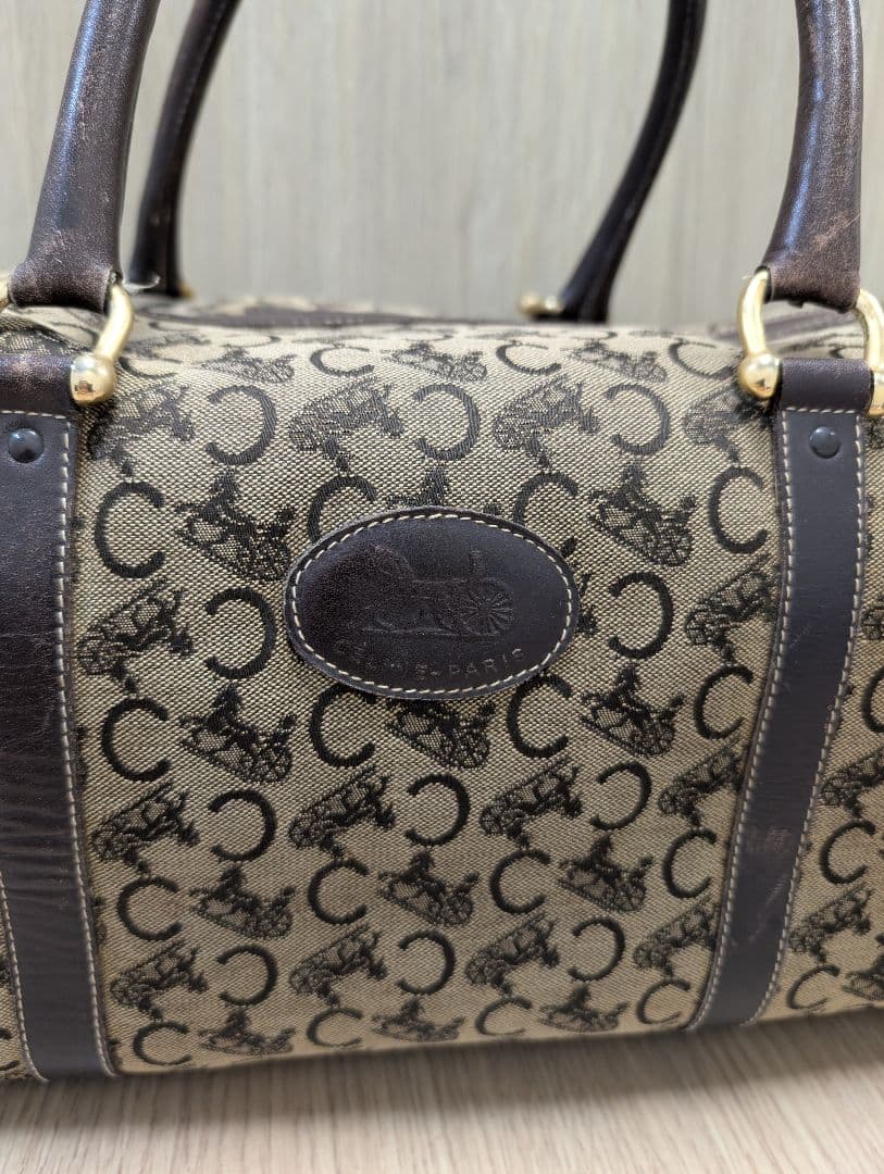 CELINE セリーヌ マカダム ボストンバッグ