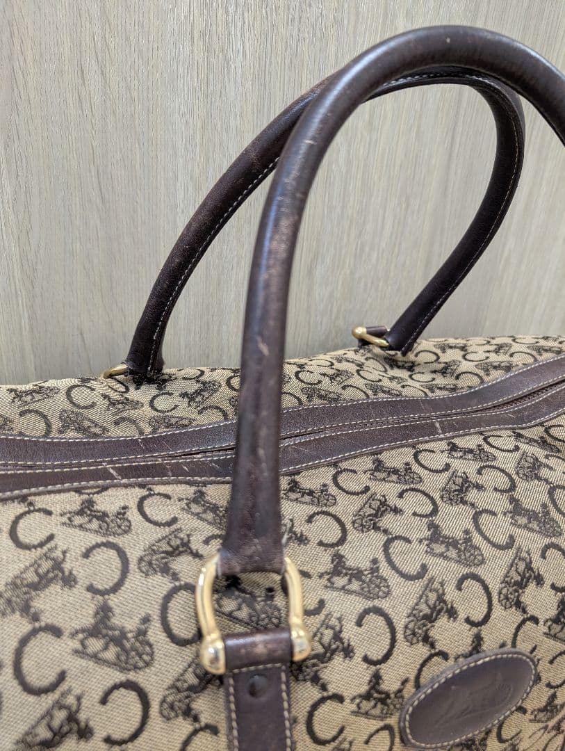 CELINE セリーヌ マカダム ボストンバッグ