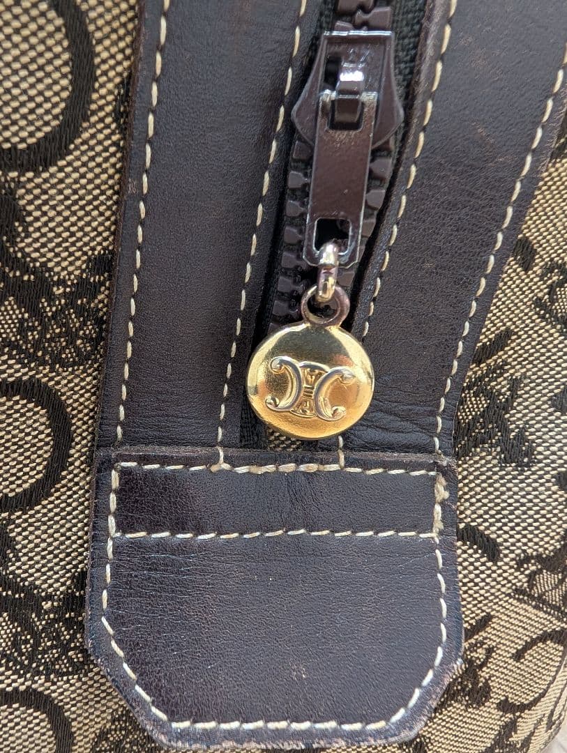 CELINE セリーヌ マカダム ボストンバッグ