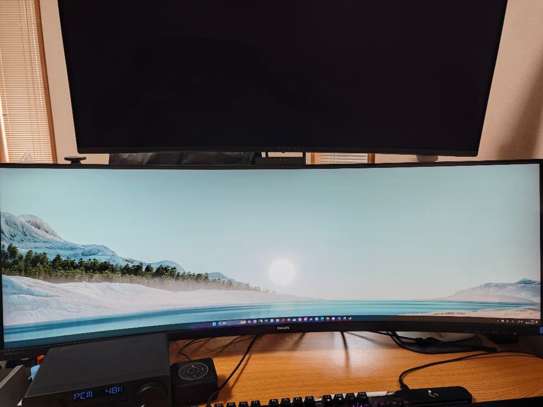 PHILIPS 439P9H1/11 43インチ 曲面ウルトラワイドモニター