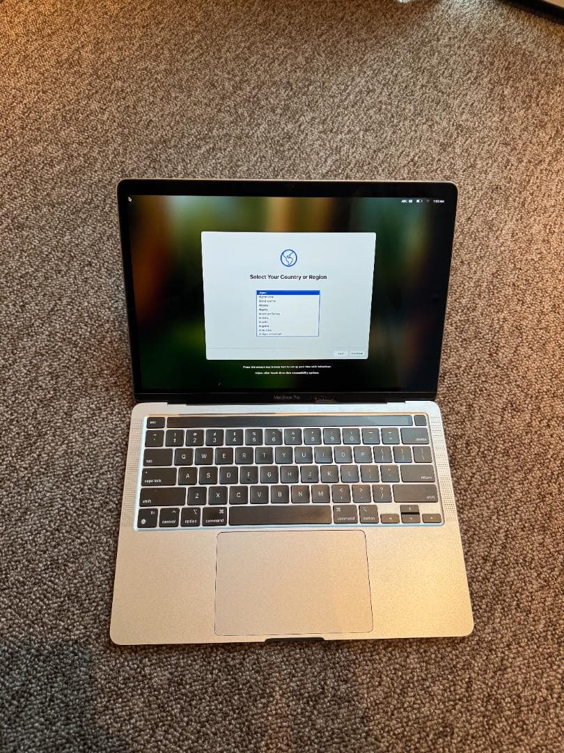M1 Macbook Pro 13.3インチ メモリ 16GB SSD256GB