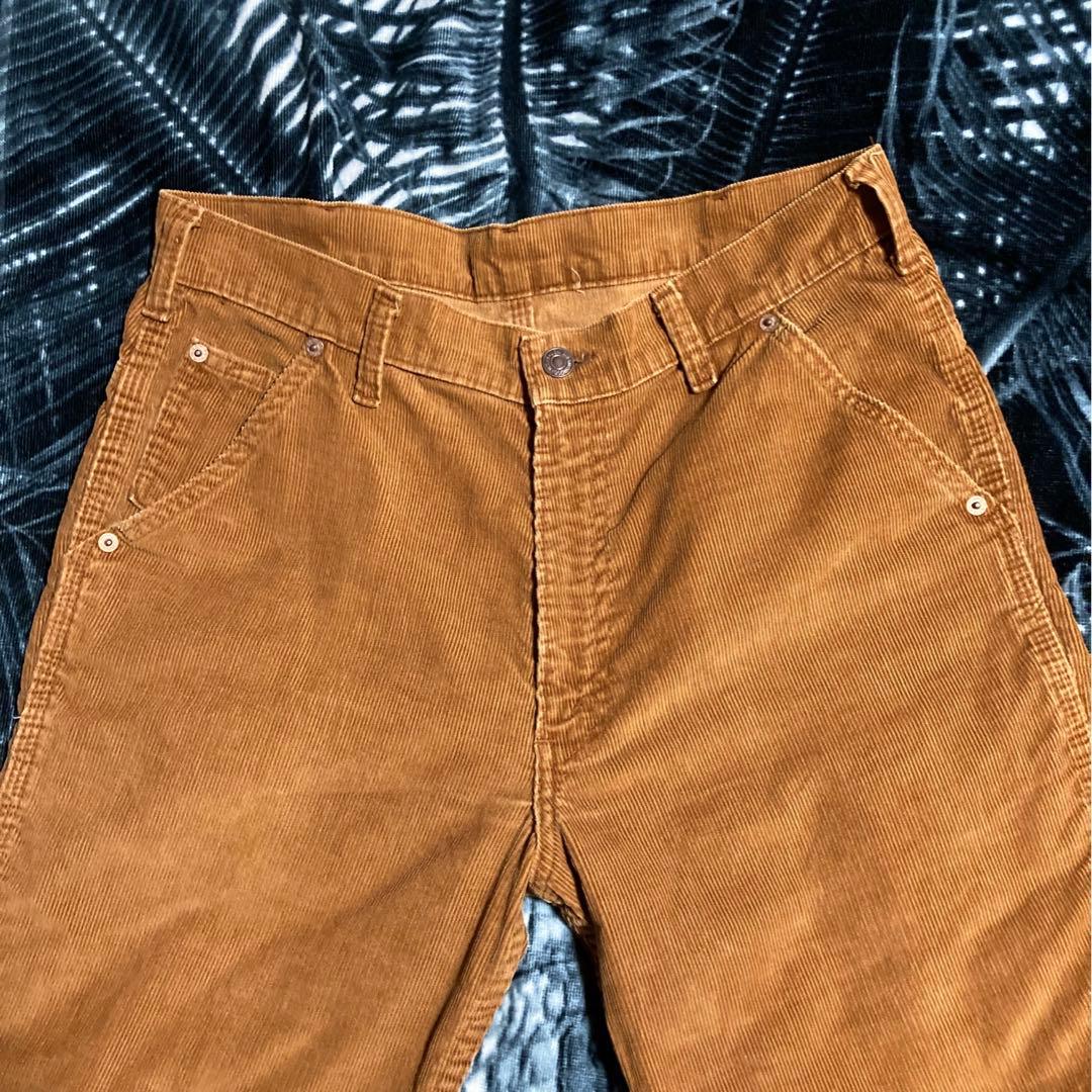 70s 米国製 Levi's 682 コーデュロイ 42 TALON W33