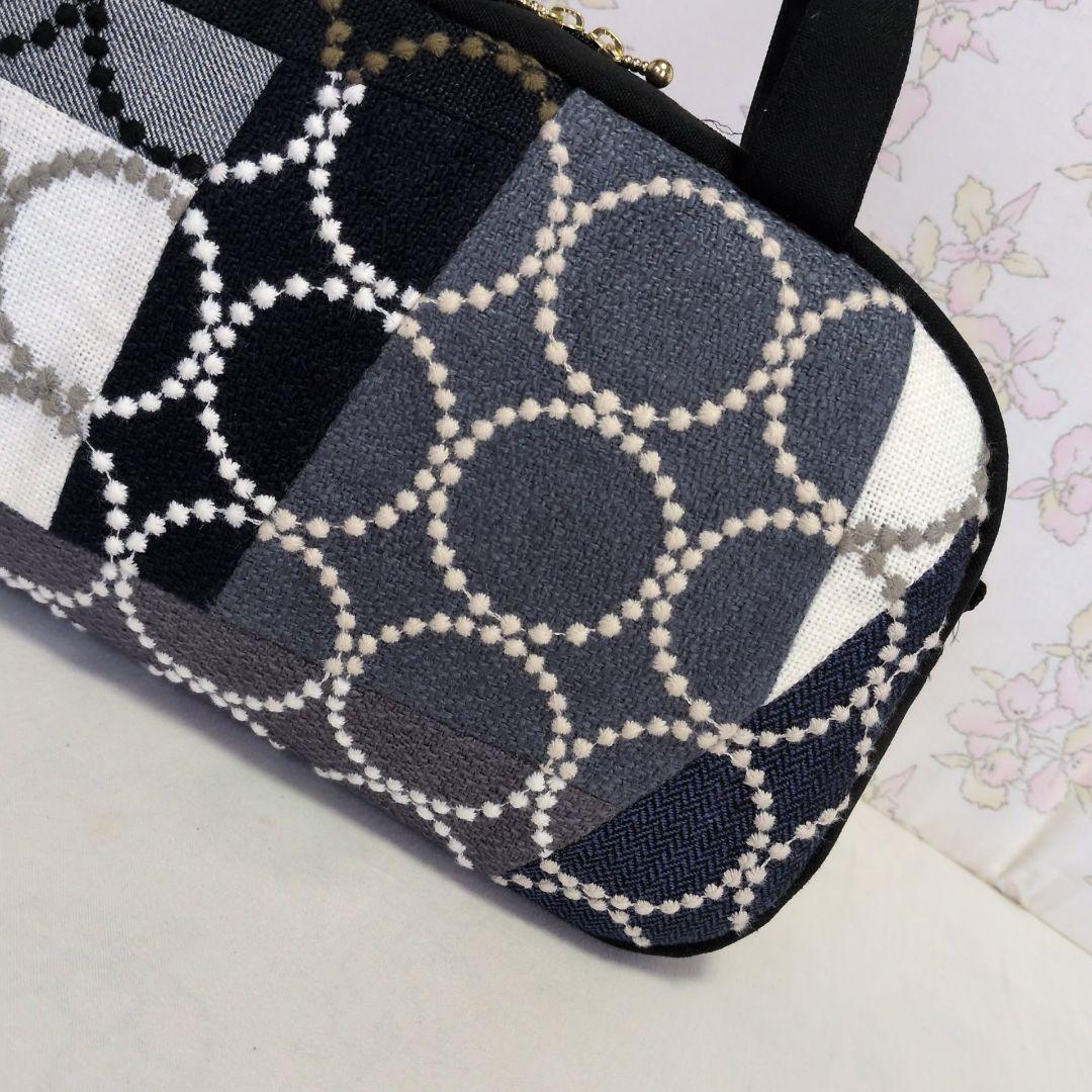 ミナペルホネン　ハンドメイド　バッグ　タンバリン　ボストン