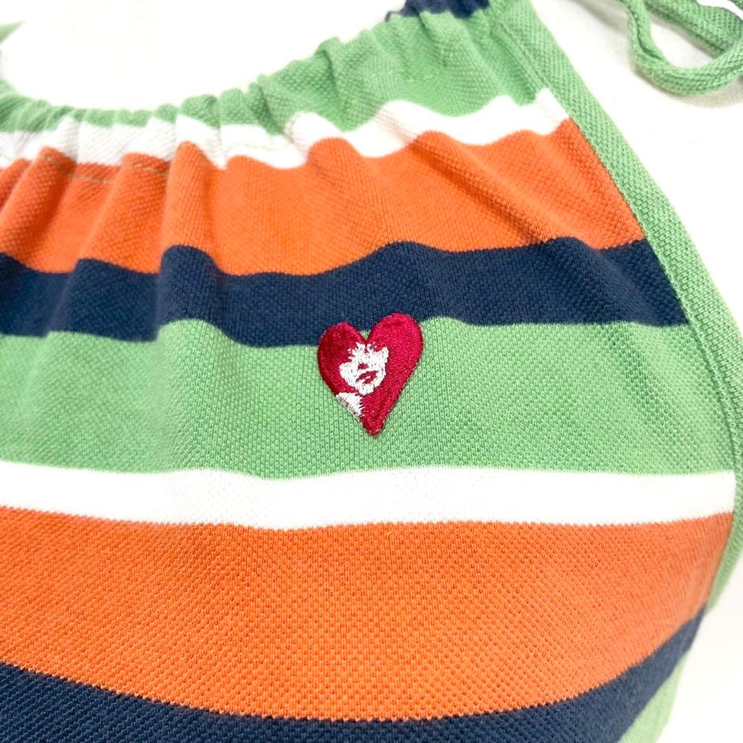 y2k❤️00s HYSTERIC GLAMOUR ボーダー ロゴ ホルターネック