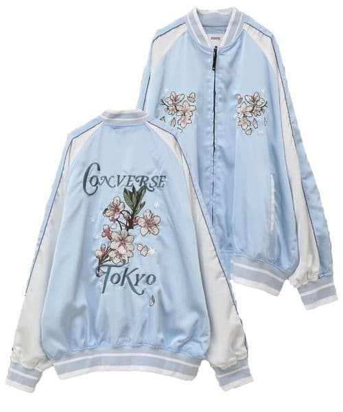 CONVERSE TOKYO サテン　オーバーサイズ　スカジャン　ユニセックス