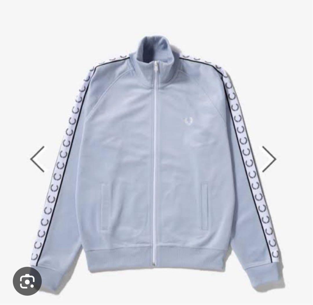 【はる】FRED PERRY フルジップジャケット ライトブルー