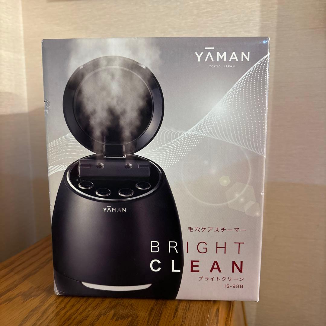 YA−MAN IS-98B BLACK ヤーマン　美顔器　スチーマー