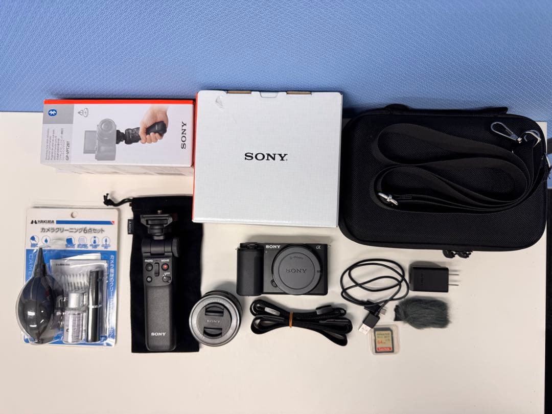 SONY ZV-E10Lパワーズームレンズキット＋シューティンググリップセット