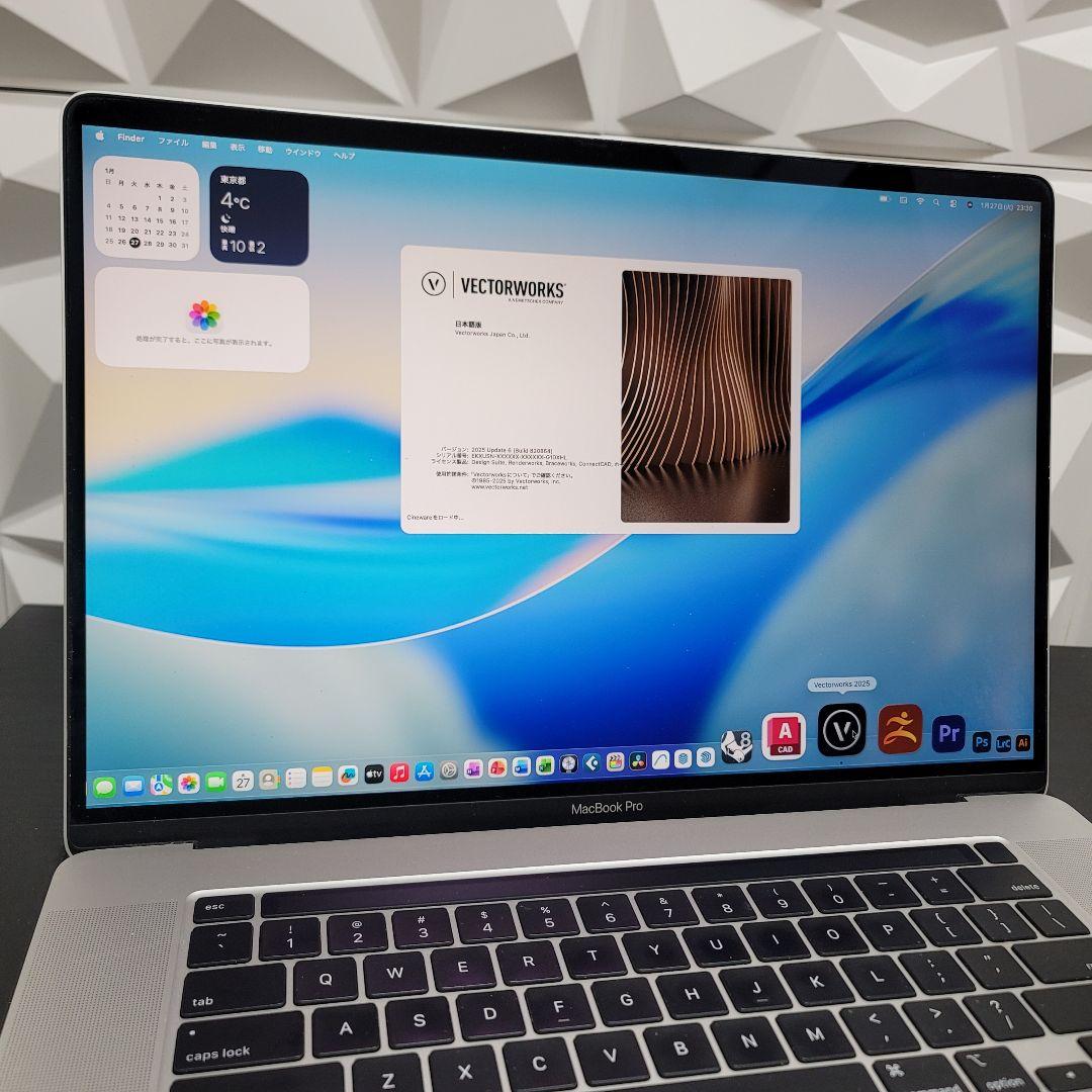 美品 MacBook Pro 16インチ i9 CAD/BIM&3D設計