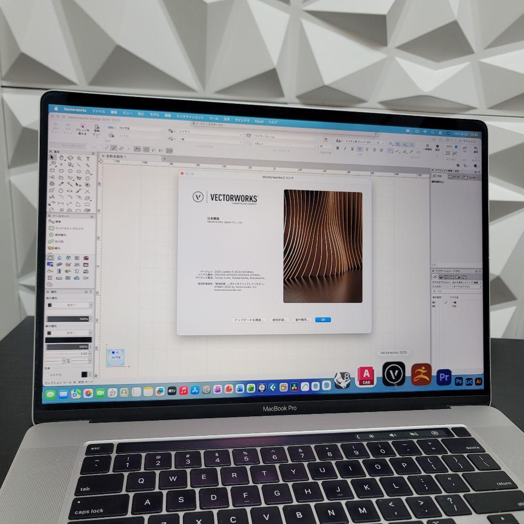 美品 MacBook Pro 16インチ i9 CAD/BIM&3D設計